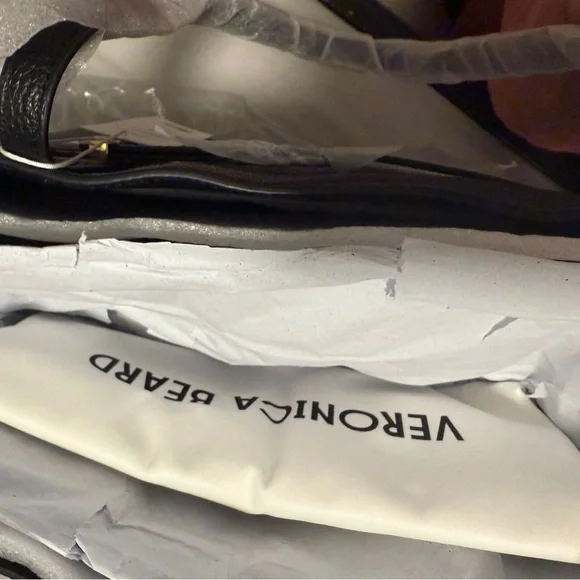 Veronica Beard Black Textured Handbag - Picture 7 of 10